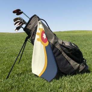 Tulsa (Oklahoma) city flag Golf Towel