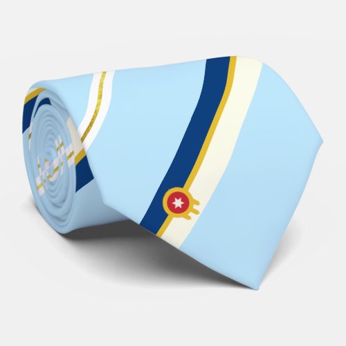 Tulsa Oklahoma city flag Neck Tie