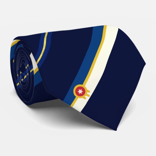 Tulsa Oklahoma city flag Neck Tie