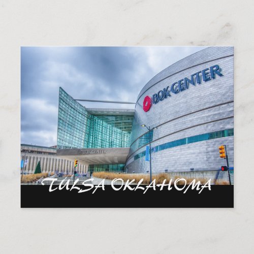 tulsa oklahoma downtown postcard