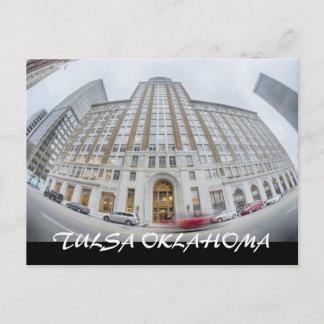tulsa oklahoma downtown postcard