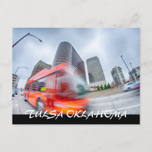 tulsa oklahoma downtown postcard