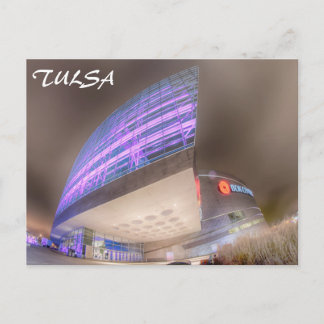 tulsa oklahoma downtown postcard