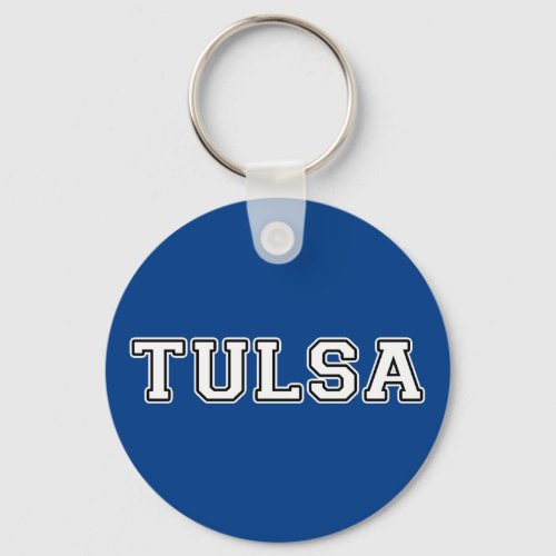 Tulsa Oklahoma Keychain