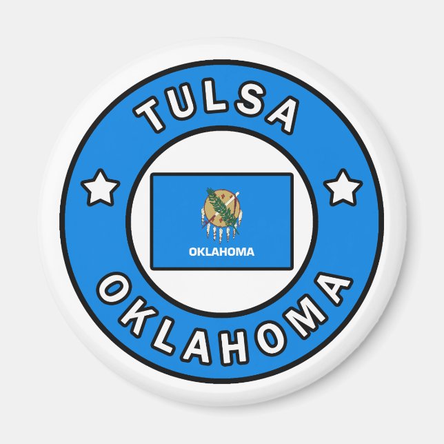 Tulsa Oklahoma Magnet (Front)