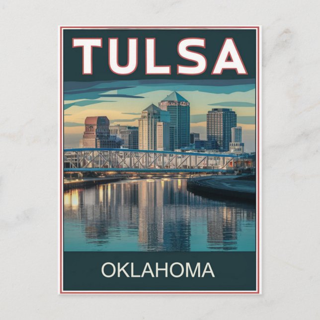 Tulsa, Oklahoma Postcard (Front)