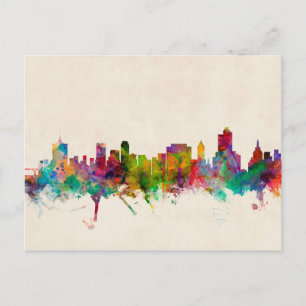 Tulsa Oklahoma Skyline Cityscape Postcard