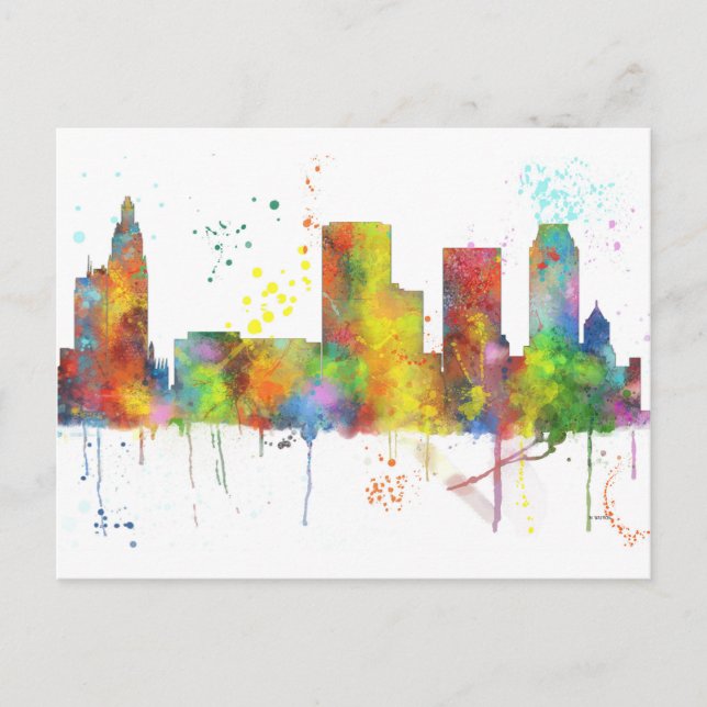 TULSA, OKLAHOMA SKYLINE POSTCARD (Front)