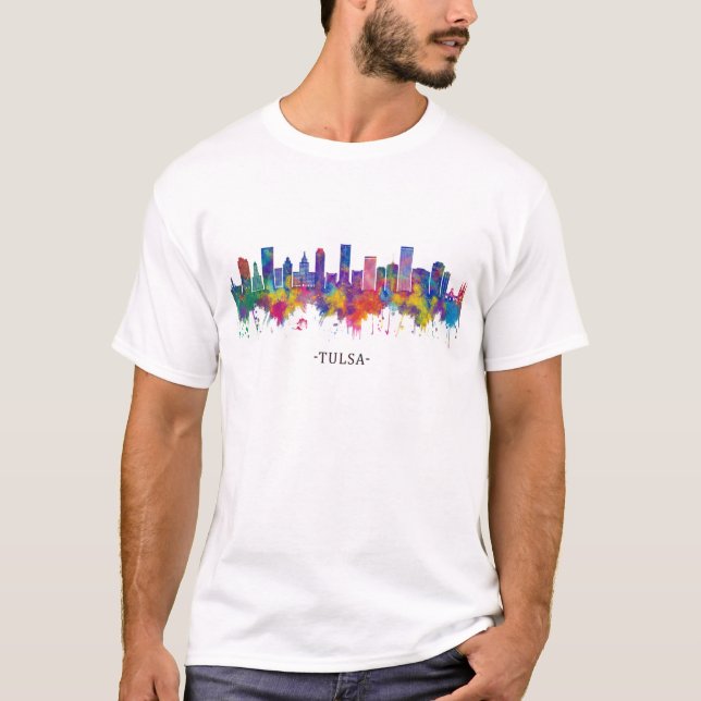 Tulsa Oklahoma Skyline T-Shirt (Front)