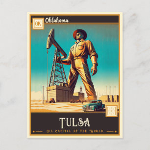 Tulsa, Oklahoma Vintage Postcard
