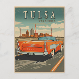 Tulsa Oklahoma Vintage Travel Postcard