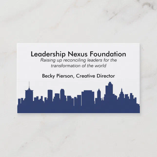 Tulsa Skyline Business Card Zazzle