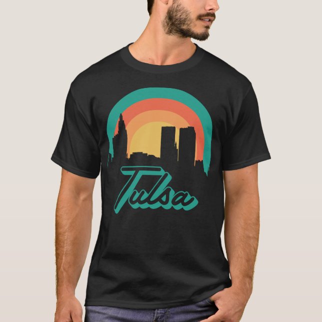 Tulsa Skyline - Oklahoma State T-Shirt (Front)