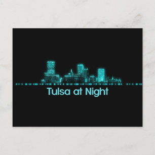 Tulsa Skyline Postcard