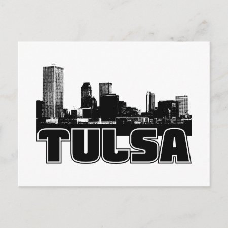 Tulsa Skyline Postcard