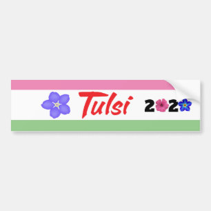 Tulsi 2020 bumper sticker