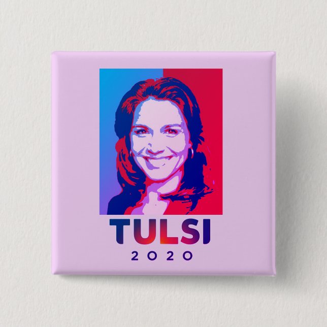 Tulsi 2020 button (Front)