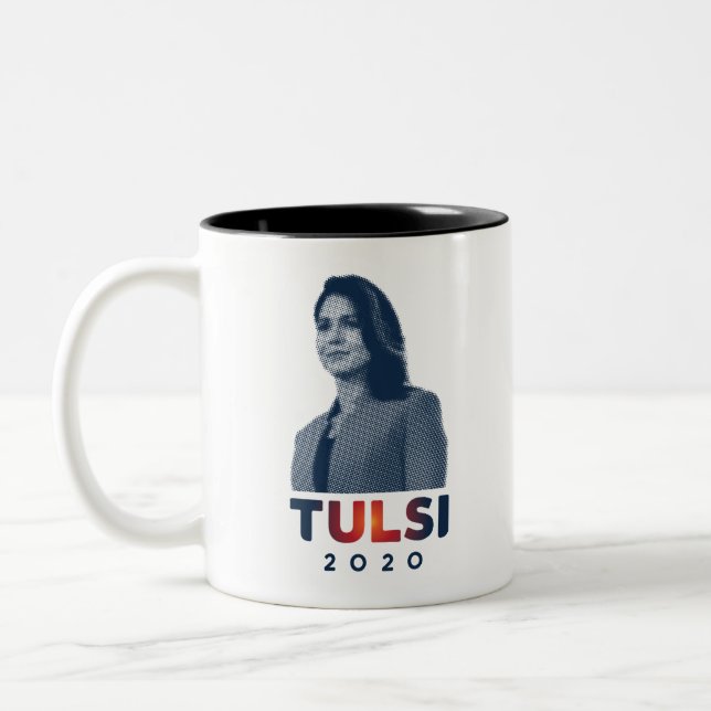 Tulsi 2020 Two-Tone coffee mug (Left)