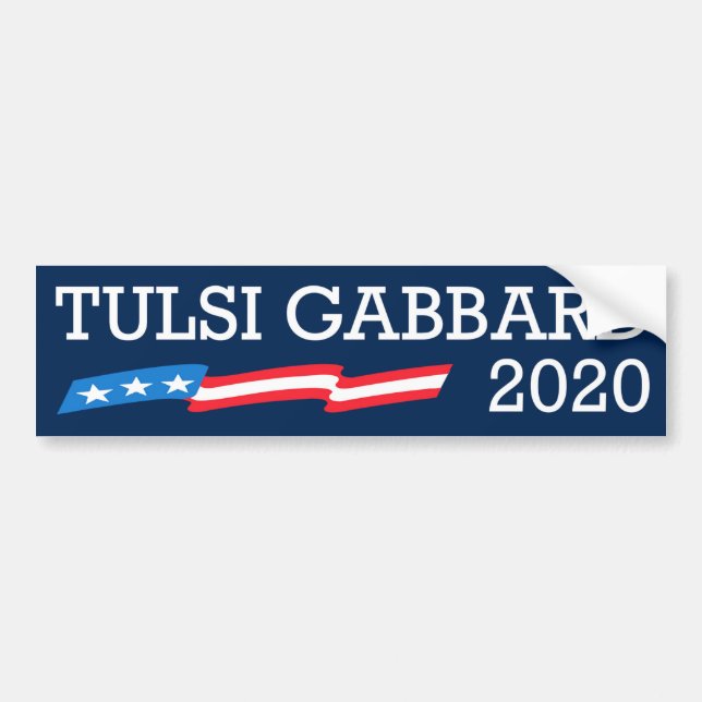 Tulsi Gabbard 2020 Bumper Sticker (Front)
