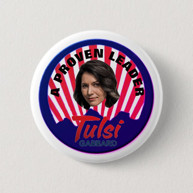 Tulsi Gabbard 2020 Button (Front)