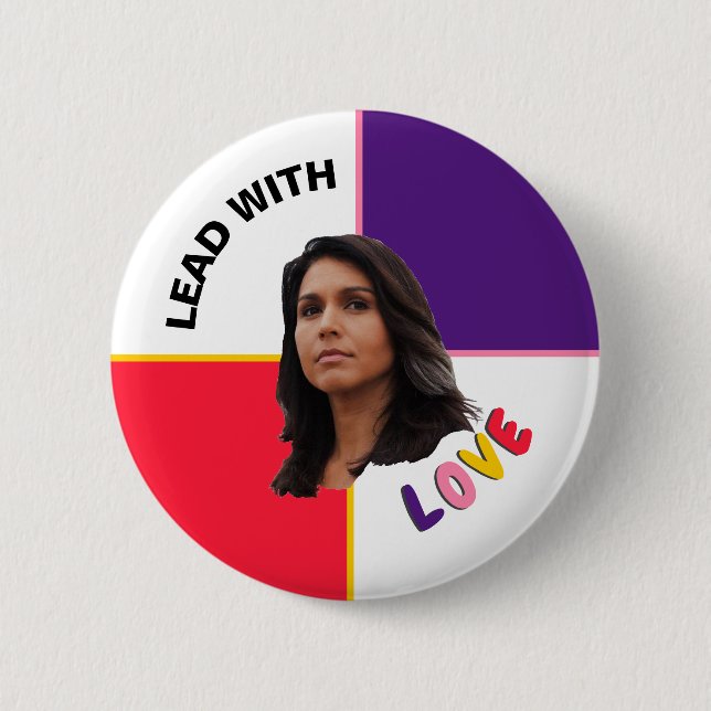 Tulsi Gabbard 2020 Button (Front)