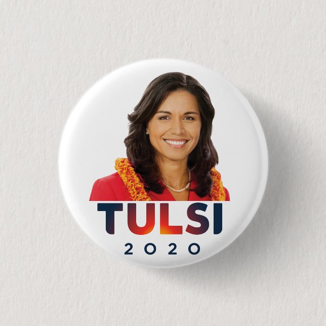 Tulsi Gabbard 2020 Button (Front)