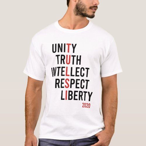 Tulsi Gabbard 2020 Political Quote Unity Respect T_Shirt