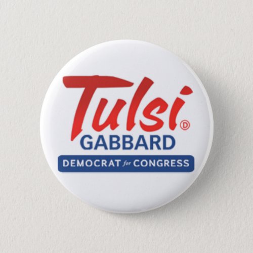 Tulsi Gabbard for Congress Button