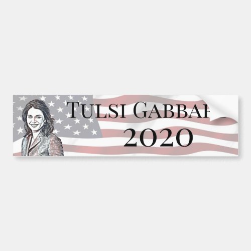 Tulsi Gabbard for President 2020  candidate Bumper Sticker