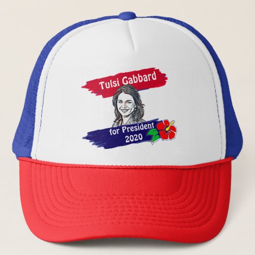 Tulsi Gabbard for President 2020 Election Trucker Hat