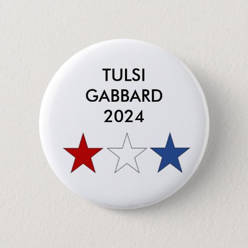 Tulsi Gabbard for President 2024 Button