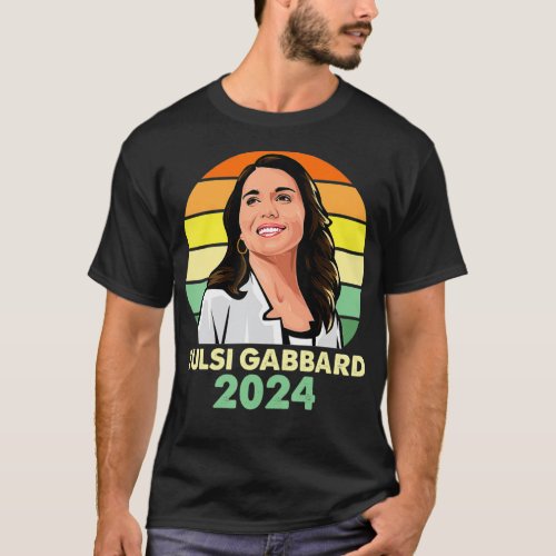 Tulsi Gabbard for President 2024 Patriot Democrat  T_Shirt