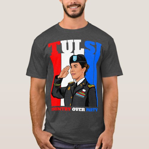 Tulsi Gabbard For President 2024 Patriot Democrat  T_Shirt