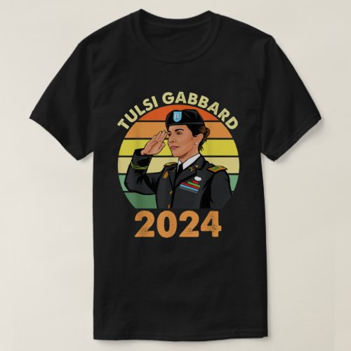 Tulsi Gabbard For President 2024 Patriot Democrat  T_Shirt