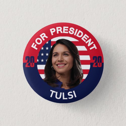 Tulsi Gabbard for President Button