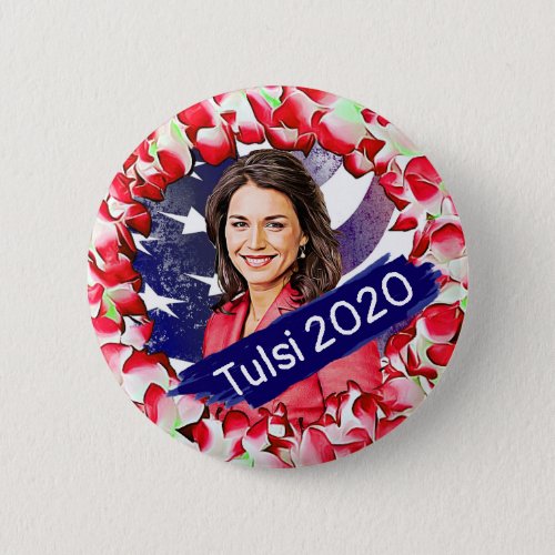 Tulsi Gabbard for Presidnet 2020 Election Button
