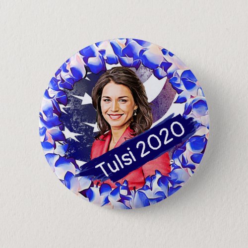 Tulsi Gabbard for Presidnet 2020 Election Button