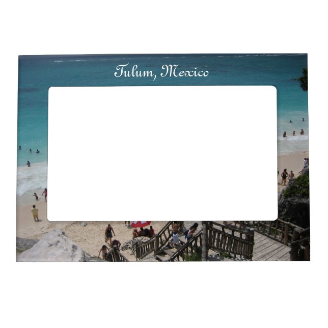 Tulum Beach Magnet picture Frame (Front)