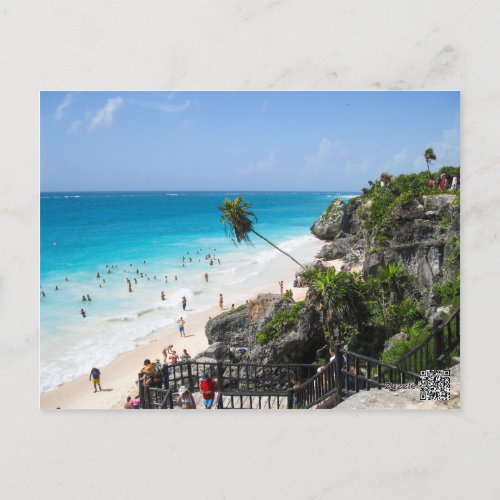 Tulum Beach Mexico Postcard