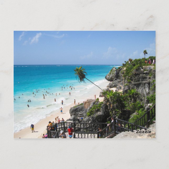 Tulum Beach Mexico Postcard (Back)