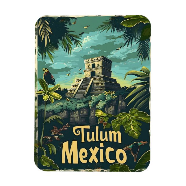 Tulum Jungle Magnet (Vertical)