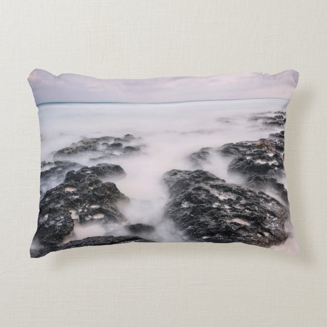 Tulum Lava Beach Accent Pillow (Front)
