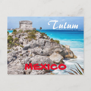 Tulum Maya Mexico Postcard