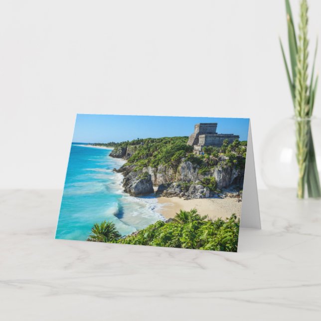 Tulum Mayan Ruins Card (Front)