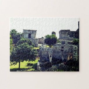 Tulum Mayan Ruins Jigsaw Puzzle