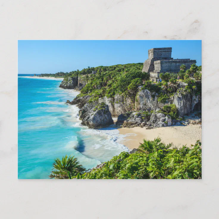 Tulum Mayan Ruins Postcard | Zazzle