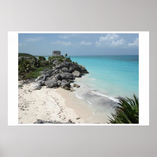 Tulum Mayan Ruins Poster