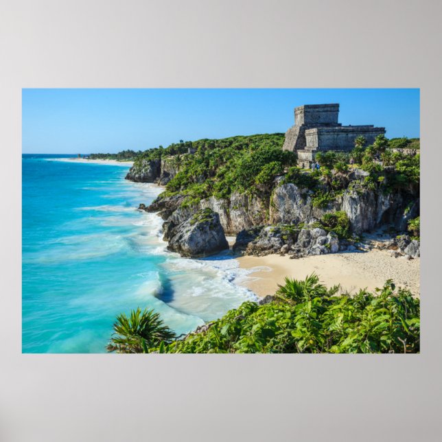 Tulum Mayan Ruins Poster (Front)
