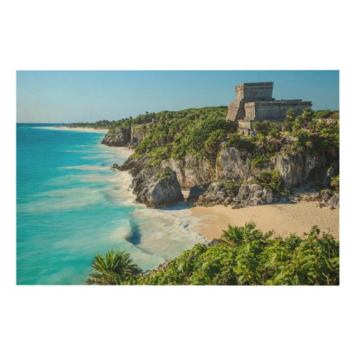 Tulum Mayan Ruins Wood Wall Decor