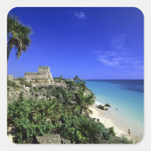 Tulum, Mexico 2 Square Sticker